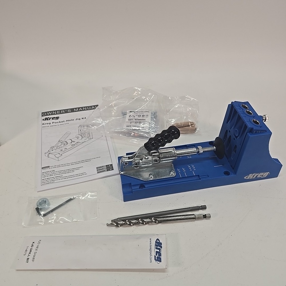 Kreg K4 Pocket-Hole Jig K4 Kreg K4 647096800475 Missing Vacuum Port